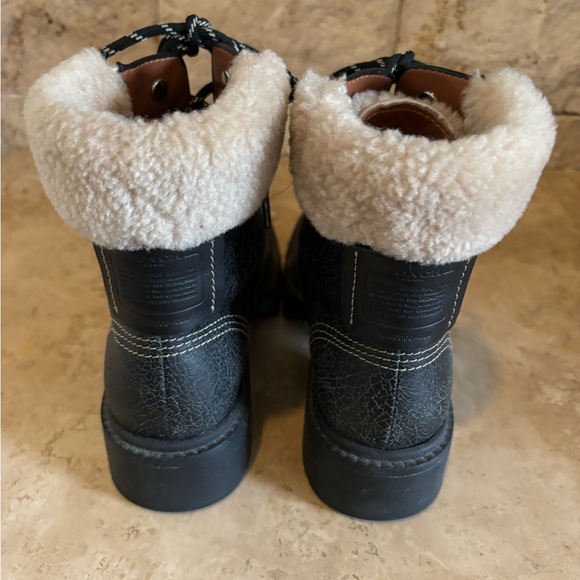 Coach Lorimer Bootie with Sherling Detail. - Picture 3 of 7